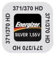 Energizer 371/370 Lot de deux piles 1.55V silver oxide