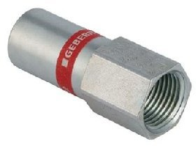 Geberit Mapress C-Stahl Übergang mit Innengewinde und Einschubende 28 mm x 1/2