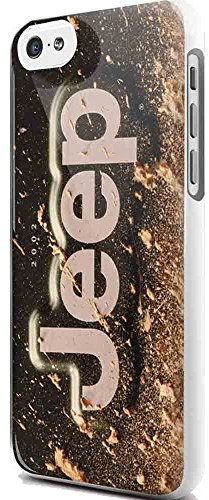 Jeep Logo für iPhone und Samsung Galaxy Fall (iPhone 5/5S, Weiß)