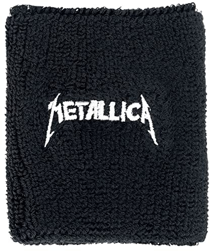Metallica Logo Wristband schwarz, Schweißband