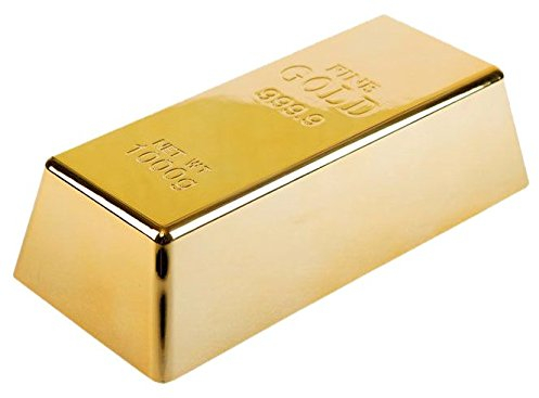 Krüger & Gregoriades 802240 - Türstopper Goldbarren, 850 g