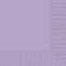 Amscan Servietten, 2-lagig, Lavendel, 16,5 x 16,5 cm, 40 Stück | Partygeschirr