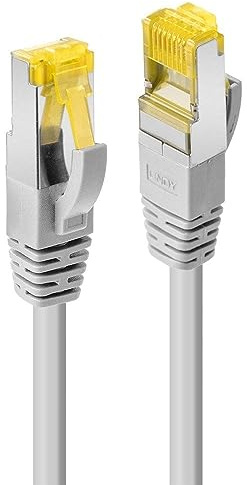 LINDY 2m CAT7 S/FTP LS0H Ethernet Cable, Grey