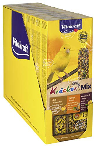 Vitakraft Drumsticks miel-fruit-oeuf – Für Kanarienvögel – 3 x 30g (x10)