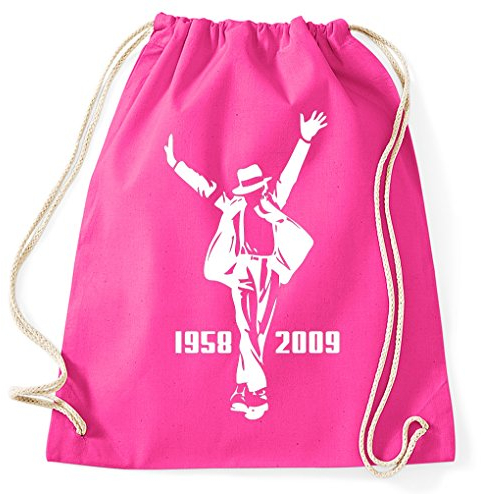 STYLETEX23 Michael Jackson Turnbeutel Sportbeutel, pink