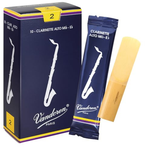 Vandoren Alto Clarinet Reeds - Box of 10 - Strength 2