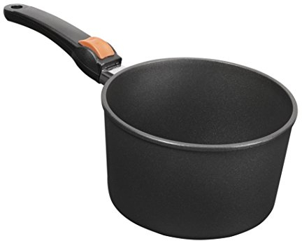 skk 25714 Titan Induction Grande cocotte en Fonte ø 16 cm avec Manche Amovible