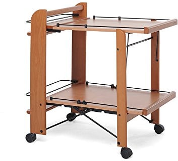 Foppapedretti Service Carrello Portavivande Noce