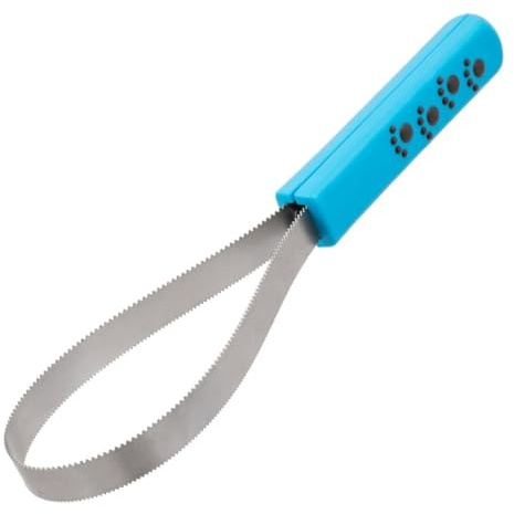 GROOM PROFESSIONAL Shedding Blade - Deshedding Brush for Dogs - Deshedding Tool for Grooming - Ideal for the Removal of Loose & Unwanted Hair - Made from Stainless Steel, 30cm