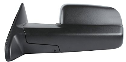 Fit System Abschleppspiegel für Fahrerseite für Ram Pick-Up 1500, 2500, 3500, Code (GPD), mit Umgebungstemperatursensor, Klappkopf, Dual-Linse, strukturiertes Schwarz, zusammenklappbar, manuell