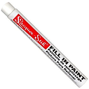 Markal Lacquer-Stik Lot de 12 crayons de peinture pour surligneur, diamètre 9,5 mm, longueur 11,4 cm, blanc