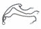 Tildenet 400mm/ 16-inch 3-Leg Hanging Basket Chain, Silver