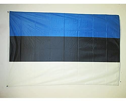 AZ FLAG - Flagge Estland - 150x90 cm - Estnische Fahne 90 x 150 Cm Aussenverwendung Metallösen - Flaggen