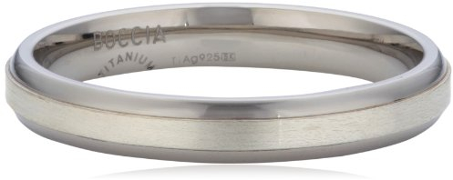 Boccia Damen-Ring Titan silber Gr.63 0122-0163