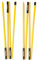 SoftSpikes PAAS301Y PrideSports Bâton de Golf pour alignement (Lot de 2), Jaune Unisexe-Adulte