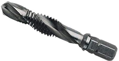 VÖLKEL Kombi-Gewindebohrer-Bit mit 1/4-Sechskantaufnahme 30° SP HSS-G - M 3 x 0.5