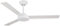 MINKA-AIRE F524-WHF Roto 52 Inch Ceiling Fan 3 Blades in Flat White Finish
