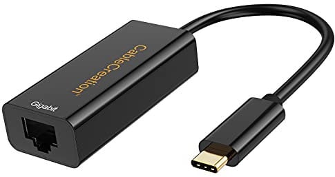 CableCreation USB C Ethernet Adapter for Mac, RJ45 to USB C Thunderbolt 3 Gigabit Ethernet Lan Network Adapter work for MacBook Pro, Air,iPad Pro,XPS and More