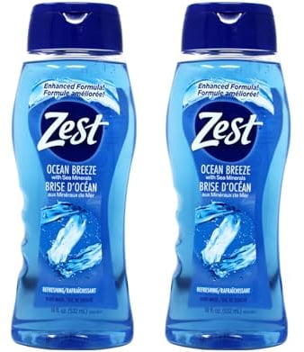 Zest Body Wash, Ocean Breeze, 18 fl oz (pack de 2)