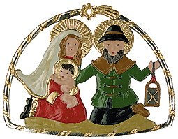 Zinnfigur Krippe im Bogen