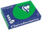 Clairefontaine 1991C - Ries Druckerpapier / Kopierpapier Trophee, intensive Farben, DIN A4, 80g, 500 Blatt, Billardgrün, 1 Ries