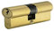 Yale cilindro europeo di sicurezza per serratura serie 210 Y210KD2731D1000, ottone, lungh. 27/31 mm, 3 chiavi, duplica chiave protetta, pronto da installare.