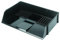 Deflecto A4 Essential Wide Letter Tray in Classic Black - Letter Tray Organiser - Letter Holder - Letter Organiser Storage - Desk Trays - CP028YTBLK