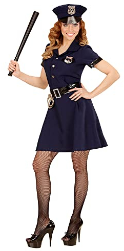 W WIDMANN MILANO Party Fashion - Kostüm Polizistin, Kleid, Polizei Uniform, Wachtmeister