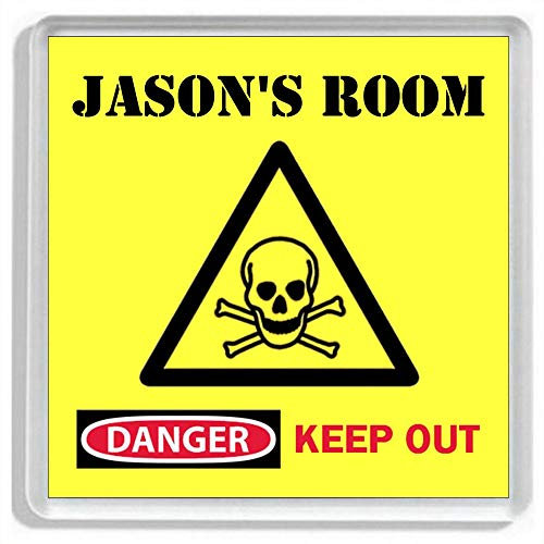 Custom Made Personalised Boys/Teenagers DANGER KEEP OUT Acrylic Door Plaque/Door Sign