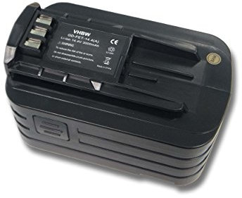 vhbw Li-Ion battery 3000mAh(14.4V) for electric power tools Festo,Festool PSBC 420 Jigsaw,PSBC400 Cordless replaces 494832,498340,498341,BPC 15,BPS 15