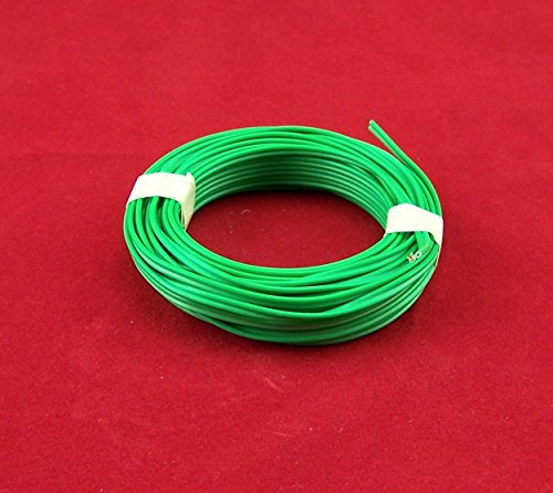 5 Meter (EUR 0,46EUR/M). Kabel 2-adrig grün, bis 12V. Für Puppenstube, Krippe