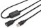 DIGITUS Aktives USB 2.0 Verlängerungskabel – 10 m – USB-A Stecker auf Buchse – Repeater USB-Kabel mit Plug & Play – Bis zu 480 Mbit/s – Stromversorgung über USB – Schwarz