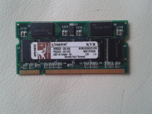 Kingston Technology ValueRAM 512MB DDR SDRAM 333MHz 0.5GB DDR 333MHz Arbeitsspeicher (DDR SDRAM, 333MHz, 0,5GB, DDR 333 MHz)