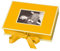 Semikolon; 352509 Small Photo Box with Sliding Window - Jewellery Gift Box, 20.5 x 15.2 x 4.8 cm, Sun