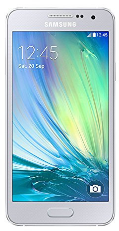 Samsung Galaxy A3 Téléphone portable débloqué 4G (Ecran: 4,5 pouces - 16 Go - Simple SIM - Android 4.4 KitKat) Argent