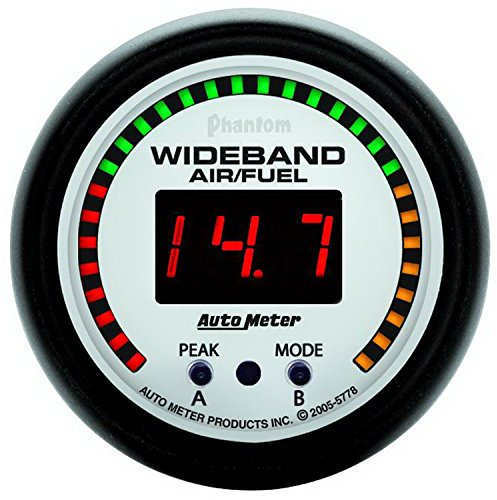 Auto Meter 5778 Phantom 5778 Breitband-Messgerät für Luft- und Kraftstoffverhältnis, mit Sensor