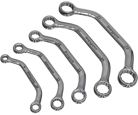 Siegen by Sealey Obstruction Spanner Set 5pc – S0716, Silver