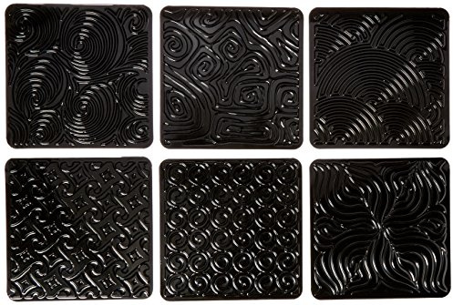 Cedar Canyon Textiles Plastic Artist's Paintstiks Rubbing Plates-Curves