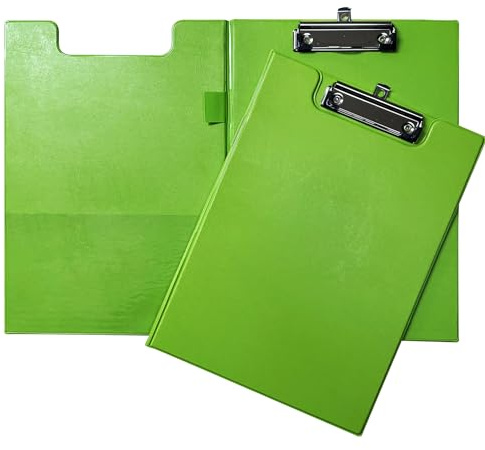 Janrax A4 Neon Green PVC Foldover Clipboard
