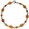 925er Sterling Silber - Bernstein Armband/Schmuck/Armschmuck/Charms