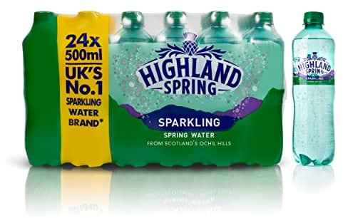Highland Spring Sparkling Water, 24 x 500ml