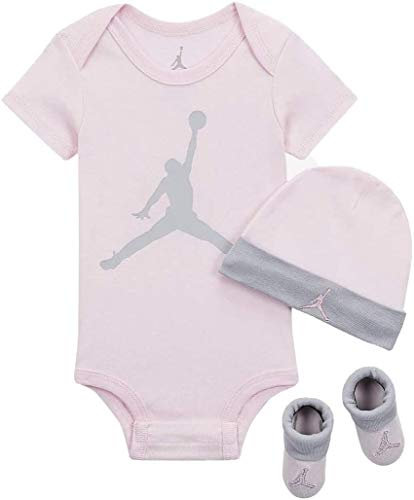 Nike Air Jordan 3 Piece Infant Set Rosa LJ0041-A9Y Size 0-6M
