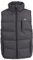 Mens Padded Gilet Bodywarmer with 3 Zip Pockets & Inner Storm Flap Clasp - Flint L