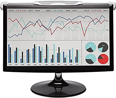 Kensington FS240 Snap2 Privacy Screen for 22-Inch to 24-Inch Widescreen 16:10 and 16:9 Monitors (K55315WW),Black