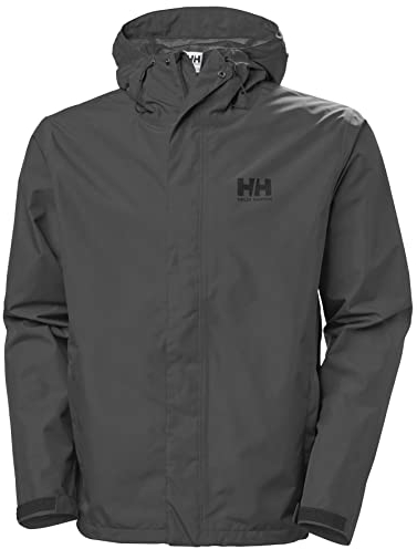Helly Hansen Herren Seven J Regenjacke, Ebenholz, XL
