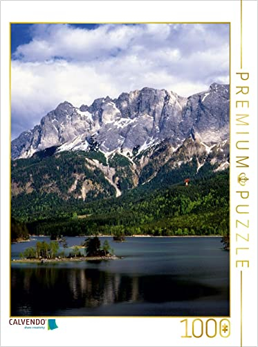 CALVENDO Puzzle Eibsee an der Zugspitze 1000 Teile Puzzle hoch | 1000 Teile Lege-Größe 48 x 64 cm Foto-Puzzle für glückliche Stunden