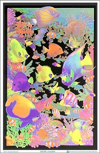 Opticz Living Reef Blacklight Poster