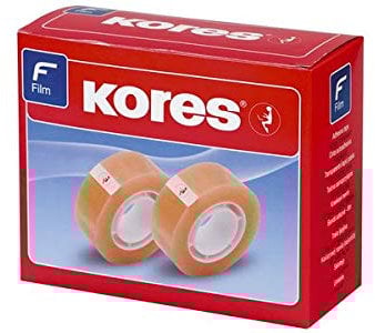 Kores Klebefilm Standard, 15 mm x 10 m, transparent