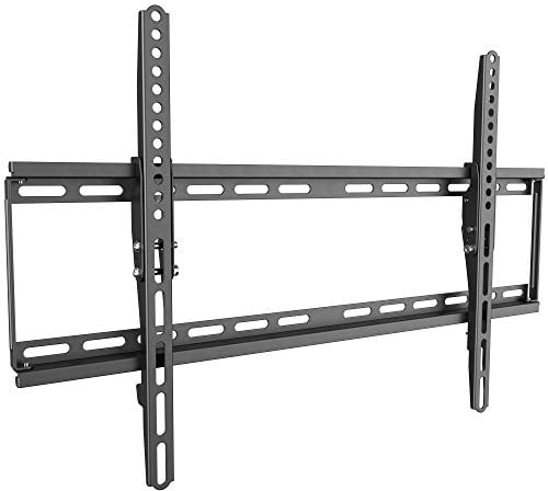 RICOO Soporte TV Pared Inclinable Fijo Plano Televisión 37-75 (94-191cm) N1964 Slim Universal Televisor LED/LCD/Curvo VESA 300x200-600x400