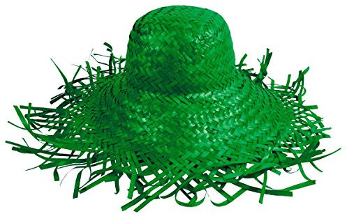 Alsino Chapeau de Paille Jardinier Filagarchado Paille Vagabond en Raphia tressé accéssoire d'été Plage Soleil déguisement fête, Variante wählen:SH-25 Vert